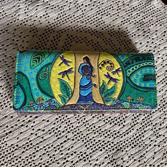 Oscardo Handbags - Source Unknown Colorful Patterned Women's Wallet